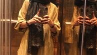 سلفی آسانسوری نفیسه روشن