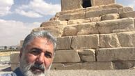مهدی صبایی در آرامگاه کوروش + عکس