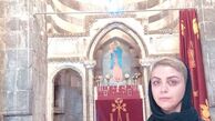 شبنم فرشادجو در کلیسا + عکس