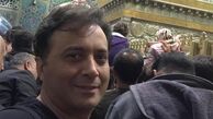 «مجید اخشابی» در کنار ضریح امام رضا(ع)