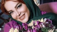 دسته‌‌ گل زیبای بهاره رهنما + عکس