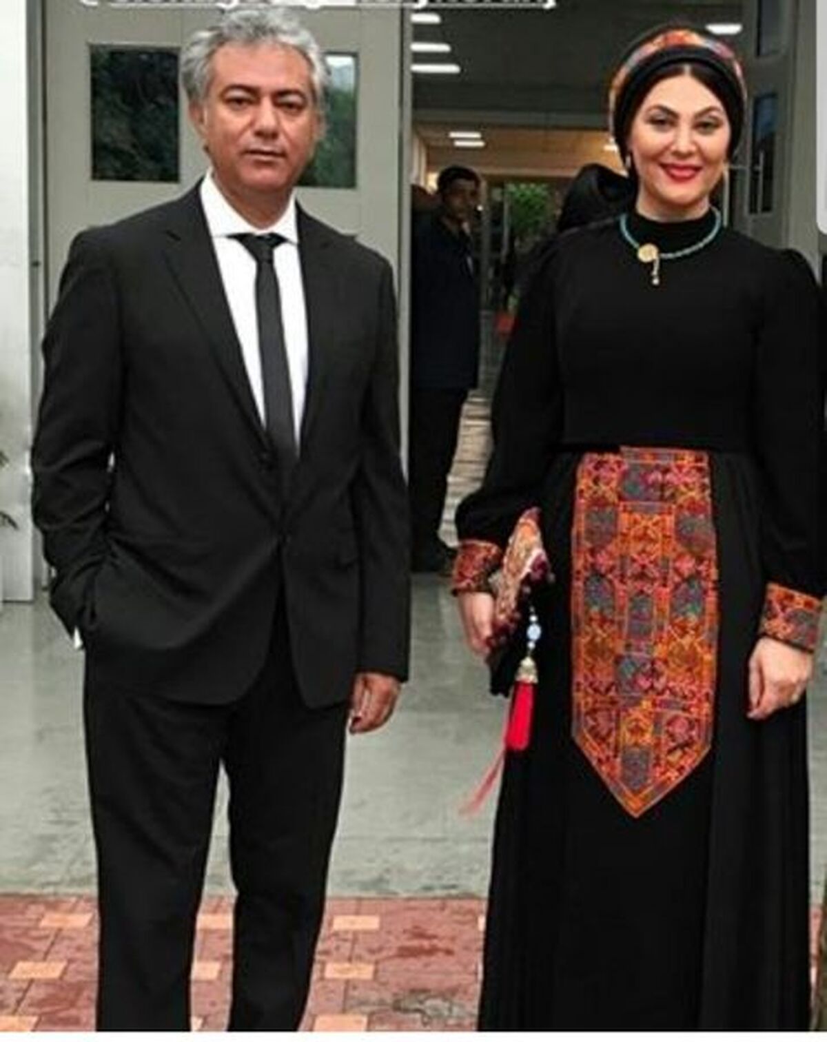 عکس لاله اسکندری و محمدرضا هدایتی در هند