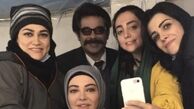 رزیتا غفاری در پشت صحنه کار جدیدش + عکس