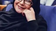 عکس لعیا زنگنه با عینک