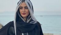 موهای مریم مومن سفید شد + عکس