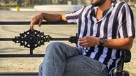 لباس راه راه سینا مهراد + عکس