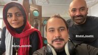 رضا داوودنژاد در پشت صحنه فیلم جدیدش + عکس