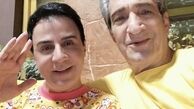 خشایار راد در کنار مجری مشهور برنامه ها کودک + عکس