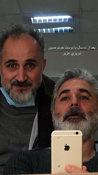 مهدی صبایی و دوستش + عکس