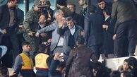 شوخی انصاریان با احمدی‌نژاد