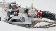 بارش برف و کولاک در 16 استان کشور 