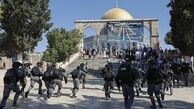 ارشکنی در توزیع افطاری در مسجد الاقصی