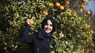 الهه حصاری در باغ پرتقال +عکس