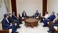 دیدار معاون ظریف با رئیس جمهور سوریه در دمشق