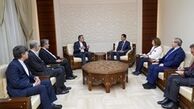 دیدار معاون ظریف با رئیس جمهور سوریه در دمشق