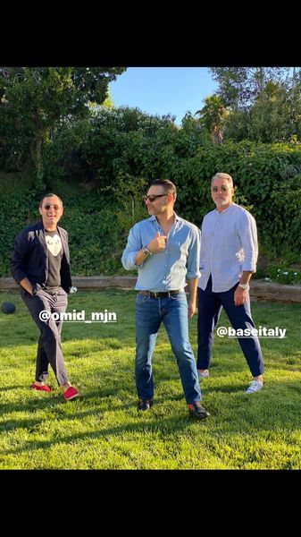 تفریحات پیمان‌معادی با دوست های خارجی اش + عکس