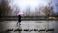 کاهش نسبی دما در نیمه شمالی کشور