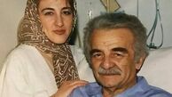 عکس منوچهر نوذری و دخترش در بیمارستان