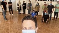شاهرخ استخری در جمع همکارانش + عکس