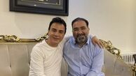 عمو پورنگ در خانه دوست صمیمی اش + عکس