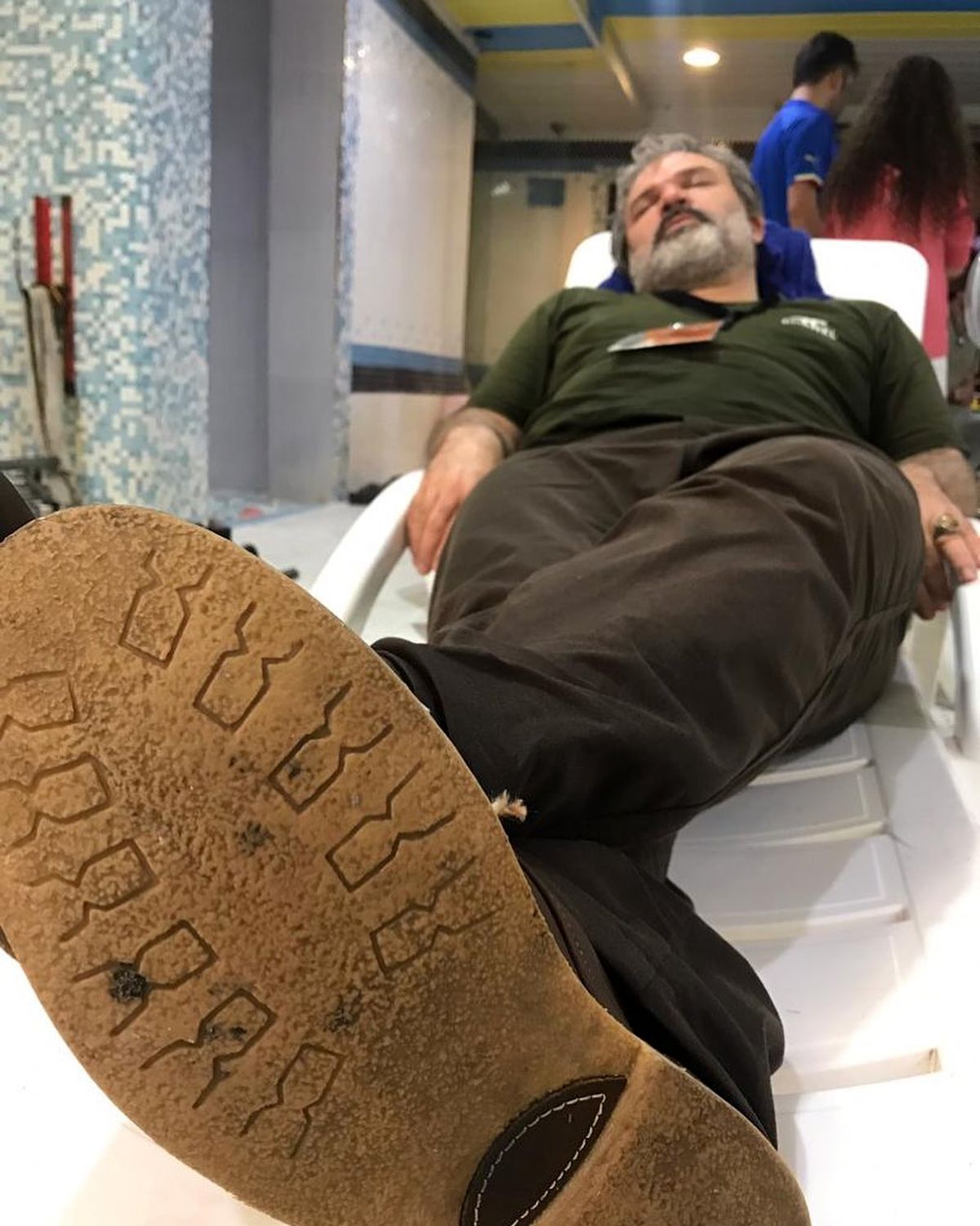 عکسی که کودک پنجاه و سه ساله از مهدی سلطانی شکار کرد+عکس