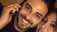 عکس عشقولانه «بابک جهانبخش» و همسرش
