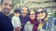 نیما کرمی و خانواده اش + عکس