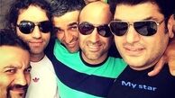 سام درخشانی در جمع دوستانش  + عکس