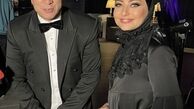 نفیسه روشن با لباس مجلسی در کنار فوتبالیست مشهور + عکس