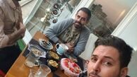 دانیال عبادی با دوستانش + عکس