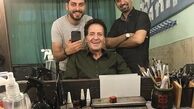 ابوالفضل پورعرب در اتاق گریم + عکس