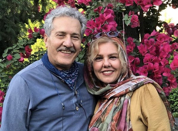 افسانه چهره آزاد و همسرش + عکس