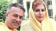 دانیال حکیمی در کنار همسرش + عکس