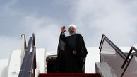 روحانی باکو را به مقصد تهران ترک کرد