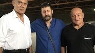 هومن حاجی عبداللهی در بین پیشکسوتان سینمای ایران + عکس
