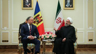 در دیدار رئیس جمهور مولداوی با روحانی 