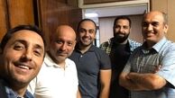 امیرحسین رستمی در جمع دوستانش + عکس