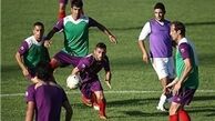 شماره چهارده ۱۲۰ کیلویی در تمرین پرسپولیس