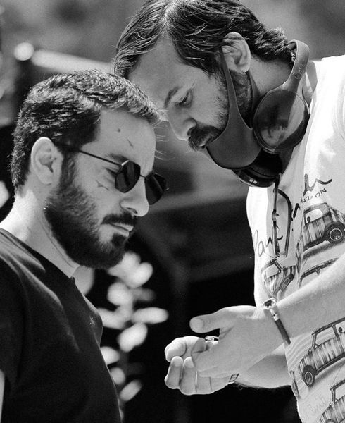 هومن سیدی و‌ نوید محمدزاده در حال مشورت + عکس