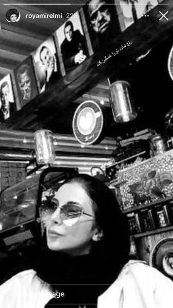 رویا میرعلمی در یک کافه کلاسیک + عکس