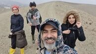 عکس دسته جمعی مارل بنی آدم با مهدی پاکدل و همسرش + عکس