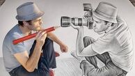 نقاشی‌های سه بعدی باورنکردنی+ عکس