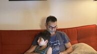 عکس جدید پیمان معادی با پسرش 