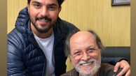سینا مهراد و پدر آقازاده اش + عکس