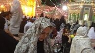 حضور خانم بازیگر در حرم امام رضا(ع)