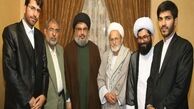 لبخند شجونی در کنار سیدحسن نصرالله /عکس
