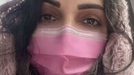 روز صورتی و بارانی الهام پاوه نژاد + عکس