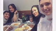 فرشته حسینی و مادرش + عکس