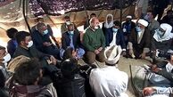 قالیباف پای درد و دل کپر نشینان در روستا