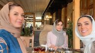 سوگل طهماسبی و دوستانش در کافه + عکس